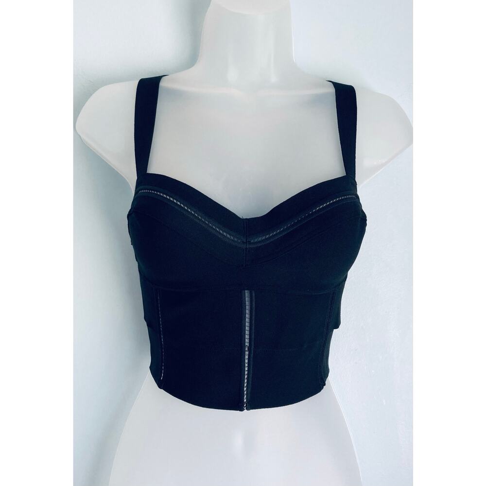 Black Structured Bustier Long Line  Top - Women Intimates & Sleepwear